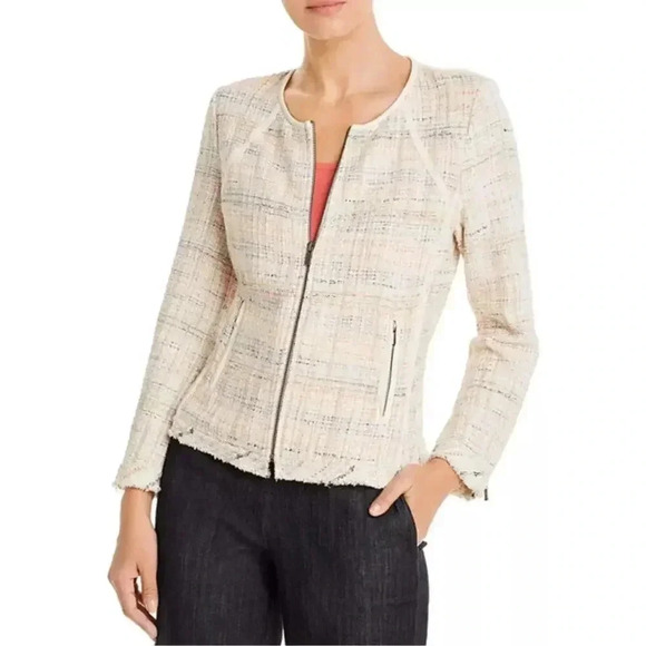 NIC+ZOE Jackets & Blazers - NIC + ZOE Dandelion Raw-Edge Jacket size PP NWT